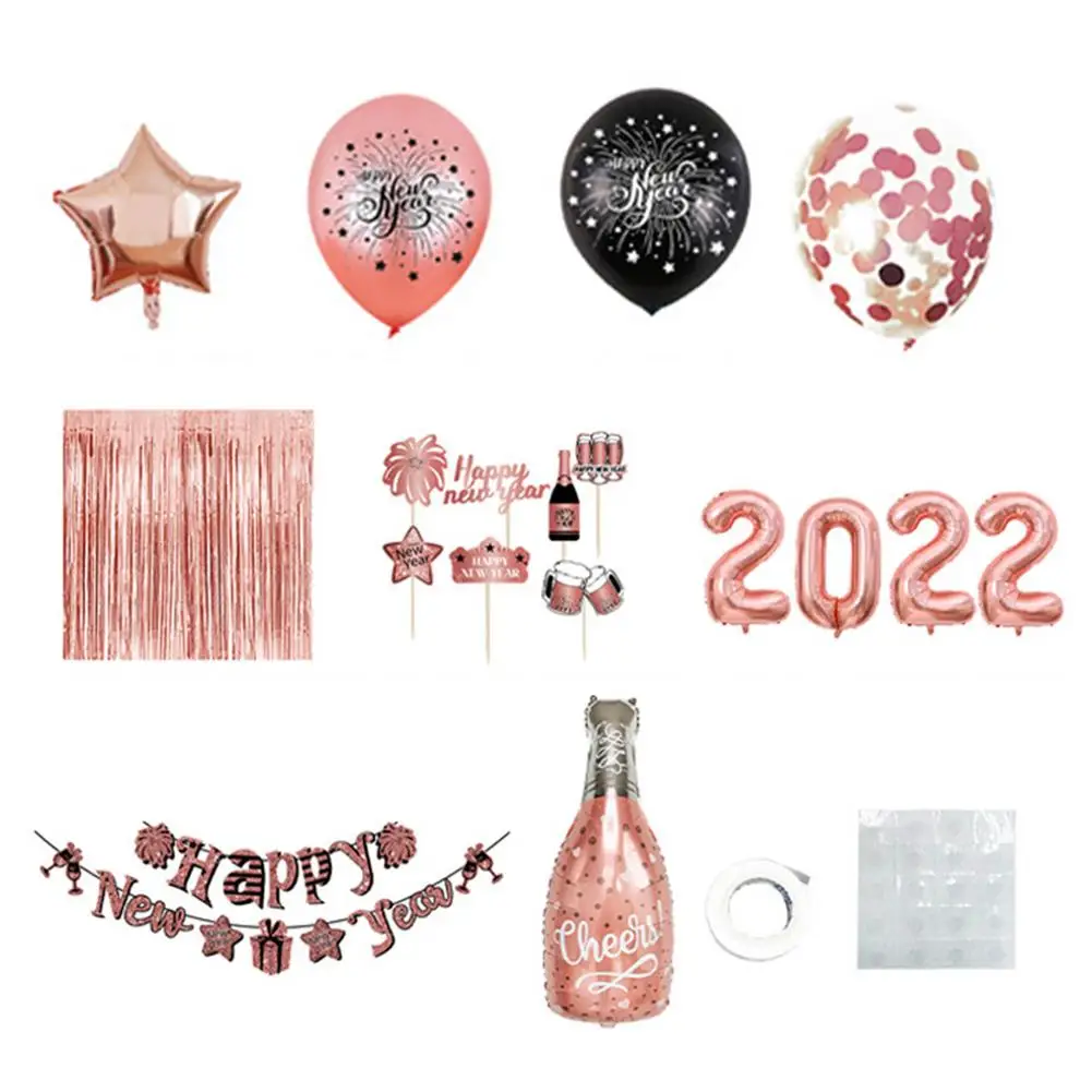 Nema Christmas 2022 Navidad Happy New Year's Eve Party Decorations 2022 Balloons Gold Pink  Number Foil Balloons Helium Globos Christmas Ornaments|Pendant & Drop  Ornaments| - Aliexpress