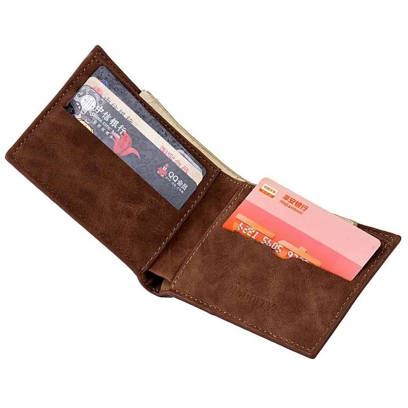

Men's Wallets Zipper Small Male Money Purse Coin Bag Wallet Card Holder Slim Purse Money Wallet