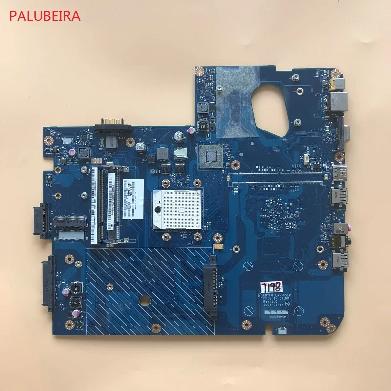 PALUBEIRA MBBDU02001 материнская плата для Packard Bell EASYNOTE LJ71 J73 для ACER Gateway NV73 основная плата DDR2 LA-5051P