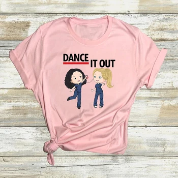 

Greys Anatomy Tshirt 2020 Fashion Summer Style Black T Shirts Hip Hop T-Shirt Girl Women　Clothing Aesthetic Clothes