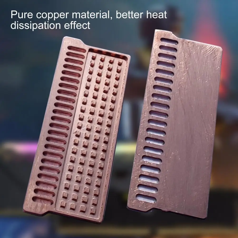Notebook Memory Heatsink Cooler Copper Cooling for DDR1-DDR4 RAM Memory Bar