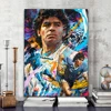 Diego Maradona Football Poster Canvas Comics Printed sports Decoration Painting Home Wall Living Study Room Child Room Bedroom 1