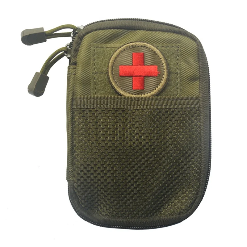 Portable Military First Aid Kit Empty Bag Bug Out Bag Water Resistant For Hiking Travel Home Car Emergency Treatment - Цвет: AG