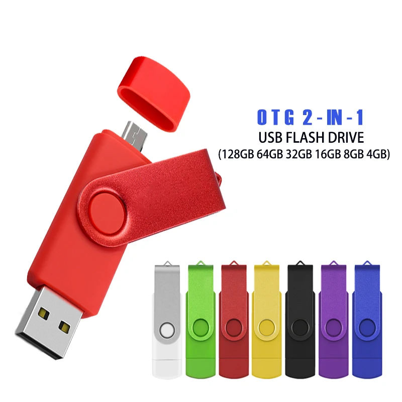 pen drive OTG usb flash drive 64GB Smartphone USB OTG pendrive 32GB 16GB Flash Drive cle usb 2.0 stick 128GB 8GB memoria stick
