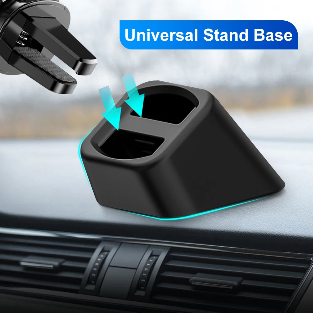 

Gravity Magnetic Car Phone Holder Base Dashboard Retrofit Mobile Stand Support Strong Adhesion Bracket Base Smartphone