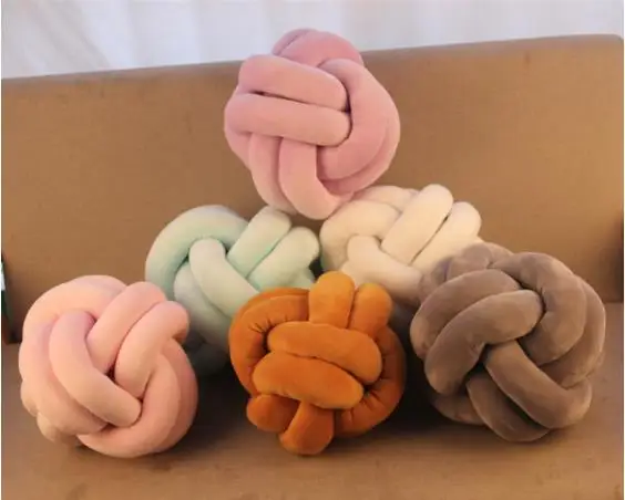 Скандинавский мяч клубок Подушка ткачество детский диван Детские плюшевые