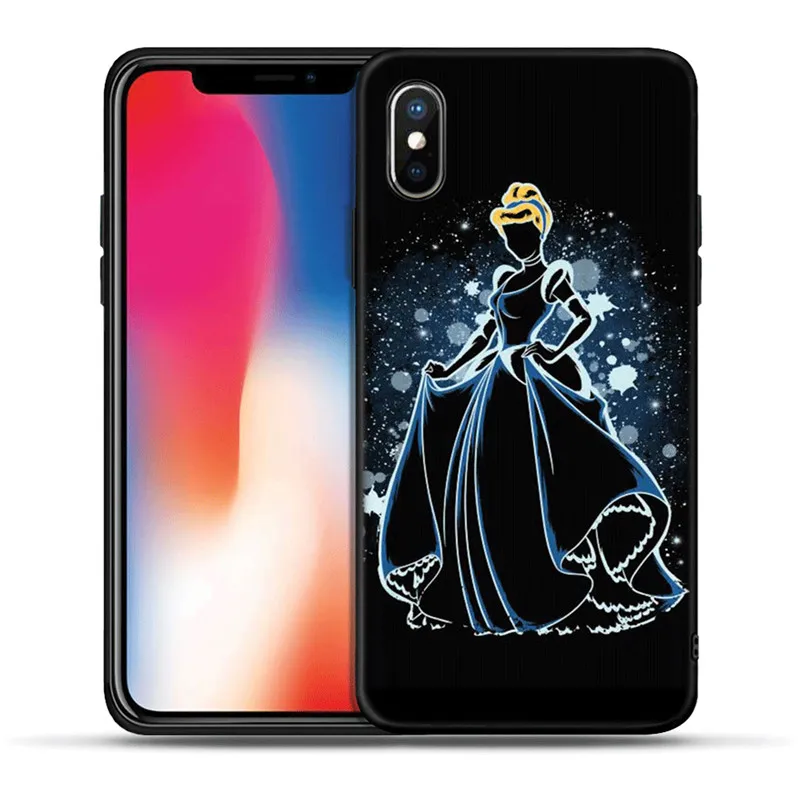 Чехол queen Princess Alice Ariel для IPhone X XR XS Max 8 7 Pluse, мягкий силиконовый чехол 6 6S Plus 5 5S SE, Coque Fundas Etui Capas