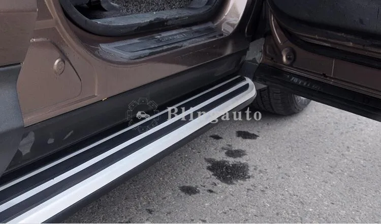 Подходит для hyundai Santa Fe sport 2013- 2 шт. Левая Правая Беговая доска боковые ступени nerf бар Автомобильная педаль боковая лестница