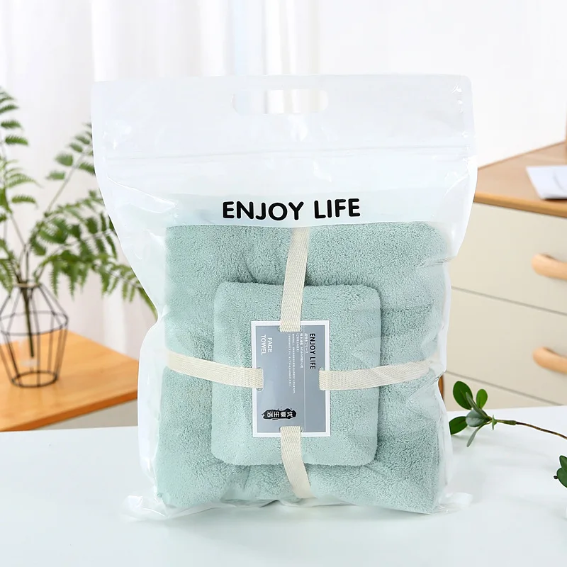 2 шт./лот набор полотенец Коралловое бархатное банное полотенце супер мягкое