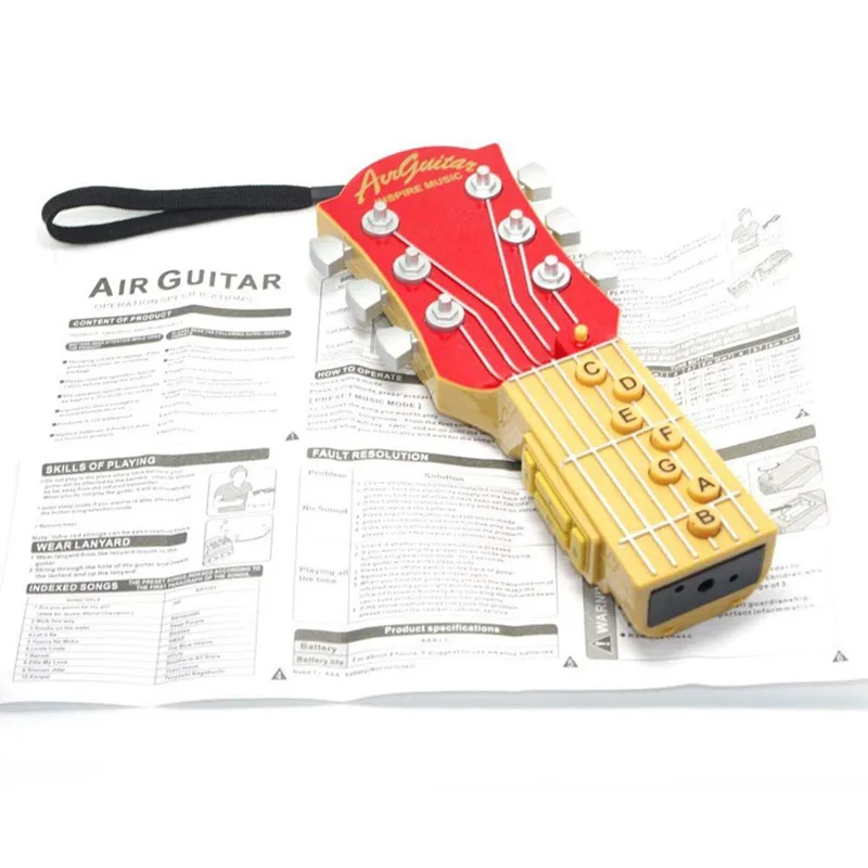 1 шт. подарок идея дети ИК Инфракрасный Электронный воздушный гитарный