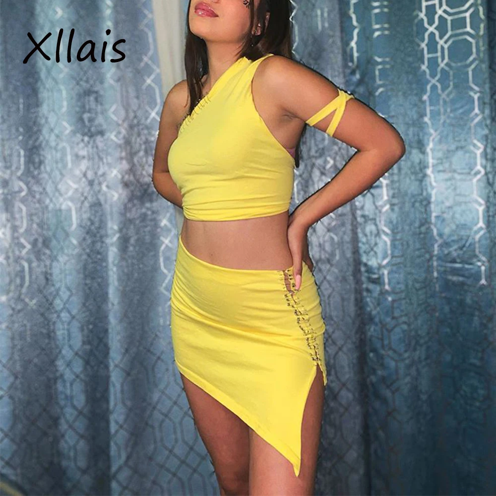 XLLAIS хорошего качества Красивые платья с булавками Клубная одежда женская летняя