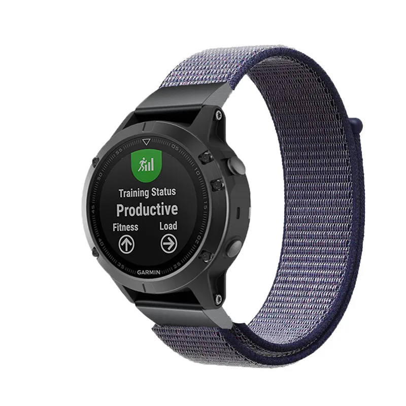 Fenix 5X Plus 26 мм Quick Fit ремешок для часов легкий нейлоновый Петля мягкий спортивный дышащий браслет ремешок для Garmin Fenix 5X3 3 HR - Band Color: 3