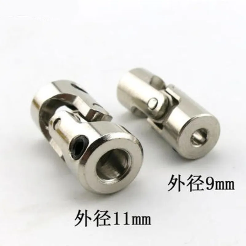 2mm 2.3mm 3mm 3.17mm 4mm 5mm 6mm 8mm 10mm RC Car Boat Model Universal Coupler Joint Coupling Steel Shaft Connector Shaft Coupler 1pc