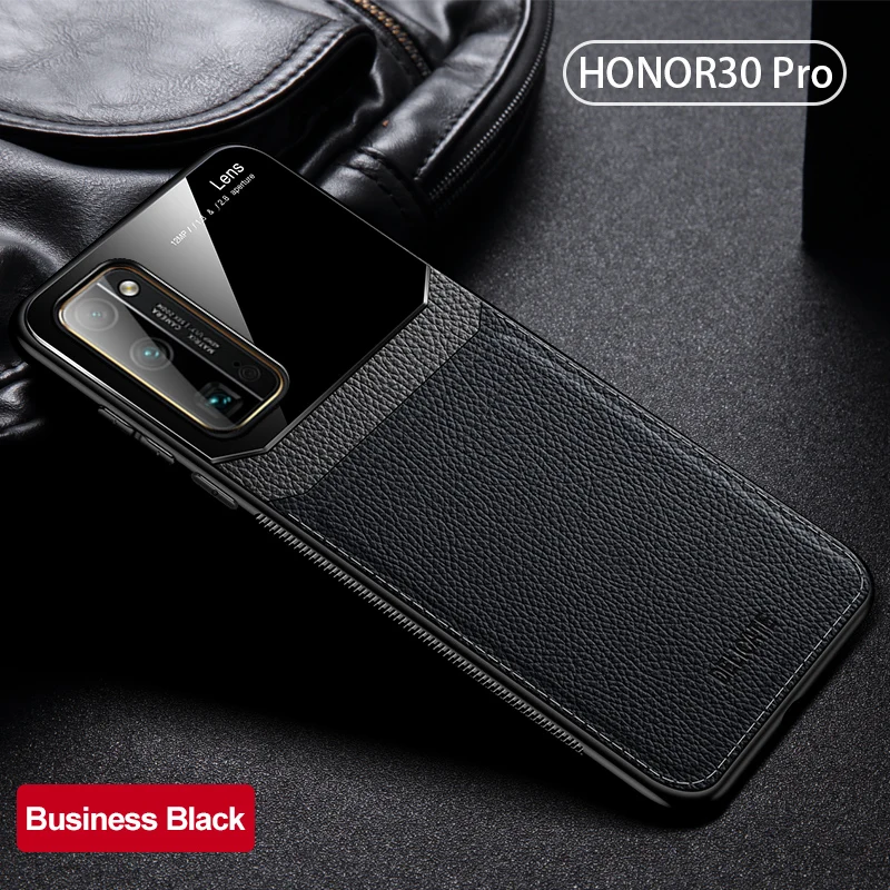 

Phone Case for Huawei Honor 30 Pro 30 30s P30 Pro P20 Case Cover Skin Shockproof PC Leather Soft PU Back Case for Case Coque