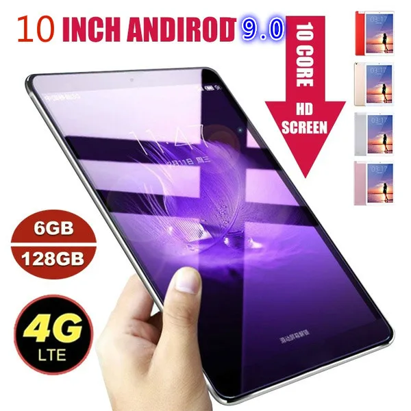 2021 Andriod 8 0 десять Core 6G 10 дюймов Экран новый оригинальный Двойная SIM 4G телефон Tablet PC