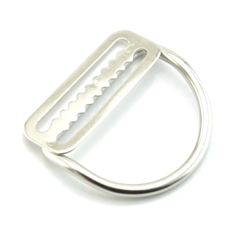 Water Sports Stainless Steel Diving Weight Belt Slide Keeper D Ring Webbing Harness Belt Retainer Stopper Accessories New