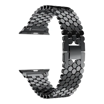 

Strap for apple watch 5 4 band correa applewatch 44mm 40mm 42mm 38mm iwatch 5 4 3 2 1 Shine Metal Stainless steel bracelet