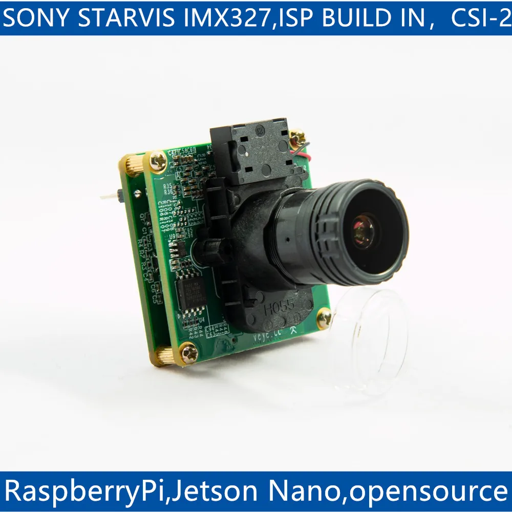 VEYE-MIPI-327E para Raspberry Pi y Jetson Nano XavierNX,IMX327 MIPI CSI-2, 2MP, luz de estrella, módulo de cámara ISP