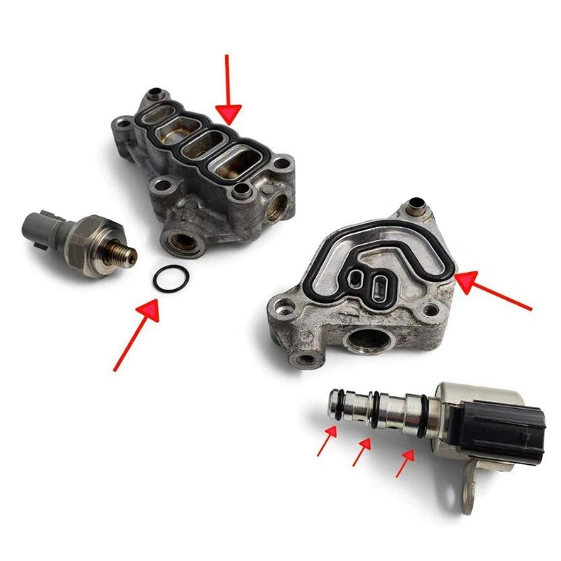 VTEC Solenoid Gasket Spool Valve Filter Seal 05-07 for Honda Accord Odyssey V6 15826-RDV-J01