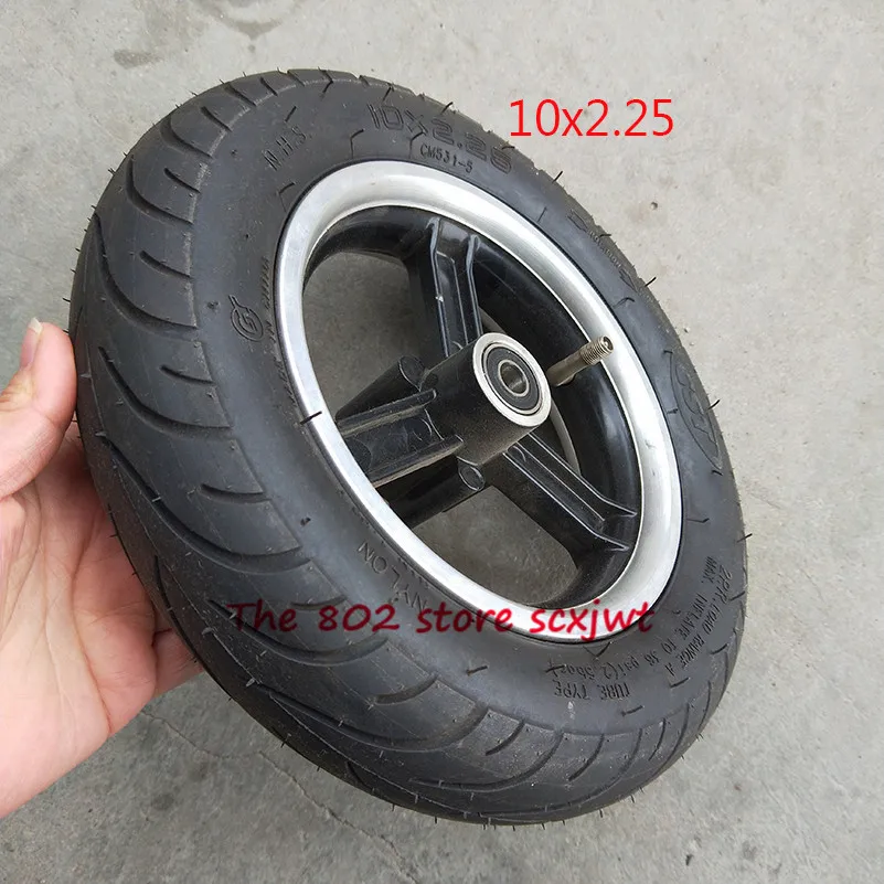 Высокое качество 10 дюймов колеса tyre10X2.25 шины со ступица из алюминиевого сплава рама 10*2,25 колеса для электрического скутера мини-велосипеда
