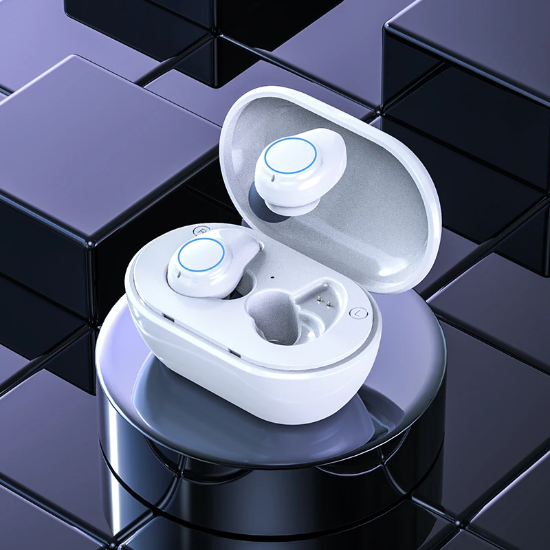 Наушники вкладыши TWS с мини двойной V5.0 Bluetooth наушники True Беспроводной гарнитуры 3D