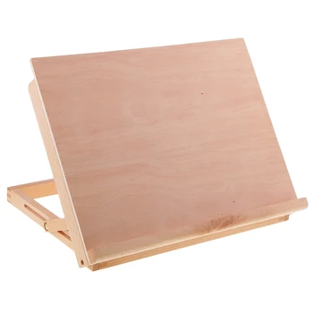 

Adjustable Wooden Art Drawing Board Table Canvas Workstation Sketching Easel