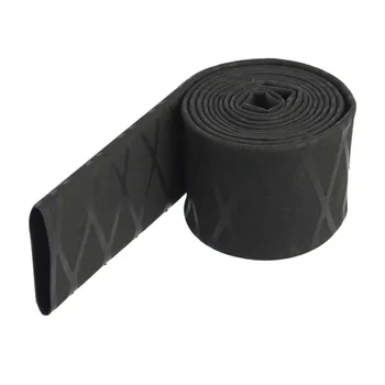 1M*30MM Waterproof Non Slip Textured Heat Shrink Tubing for Fishing Rod Handle Grip Cover Pole Black 2