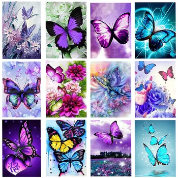 

Diamond Painting 5D Mosaic Cross Stitch butterfly Diamond Embroidery Kits Home Fashion And Beauty decoracion de pared Painting