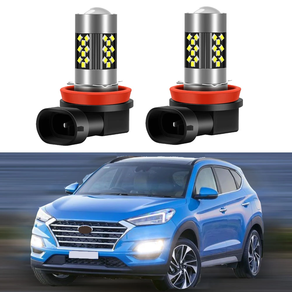 2pcs Led Fog Lamp For Hyundai Tucson 2016 2017 2018 2019 2020 2021