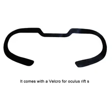 Прочный мягкий чехол из искусственной кожи VR очки Подушка затенение аксессуары Подушечка Для лица маска для глаз Замена дышащая для Oculus Rift S