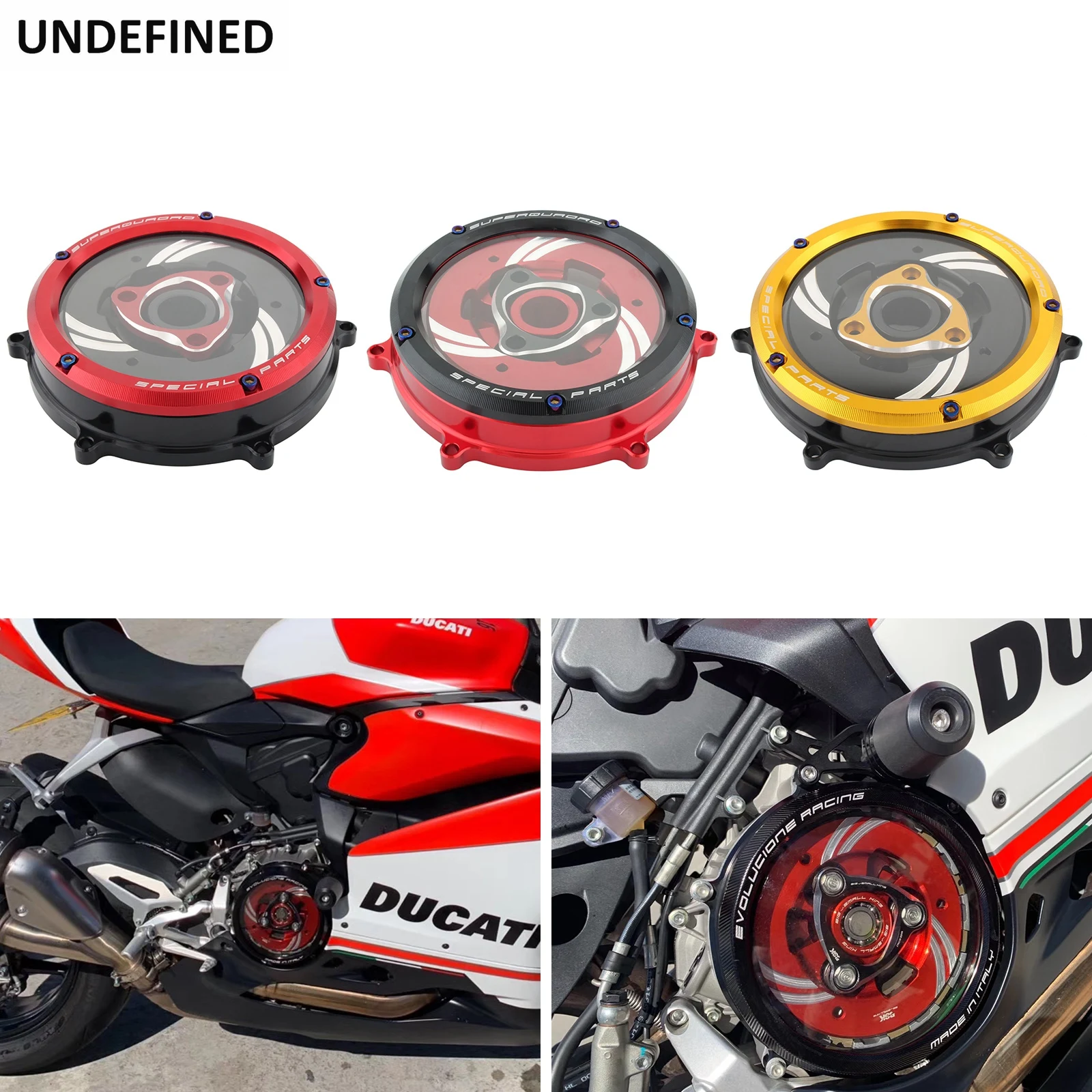 ducati panigale v2 clear clutch cover