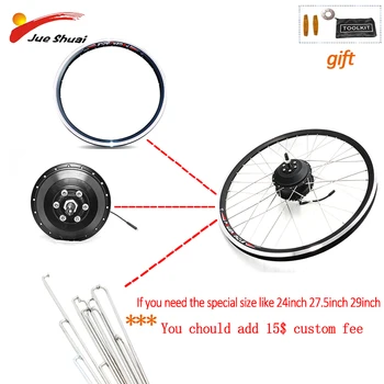 

E bike Conversion Kit 20-29 inch 700C Electric Bicycle Conversion Kit 36V 250W 350W 500W Front Rear Hub Motor Wheel in bulk