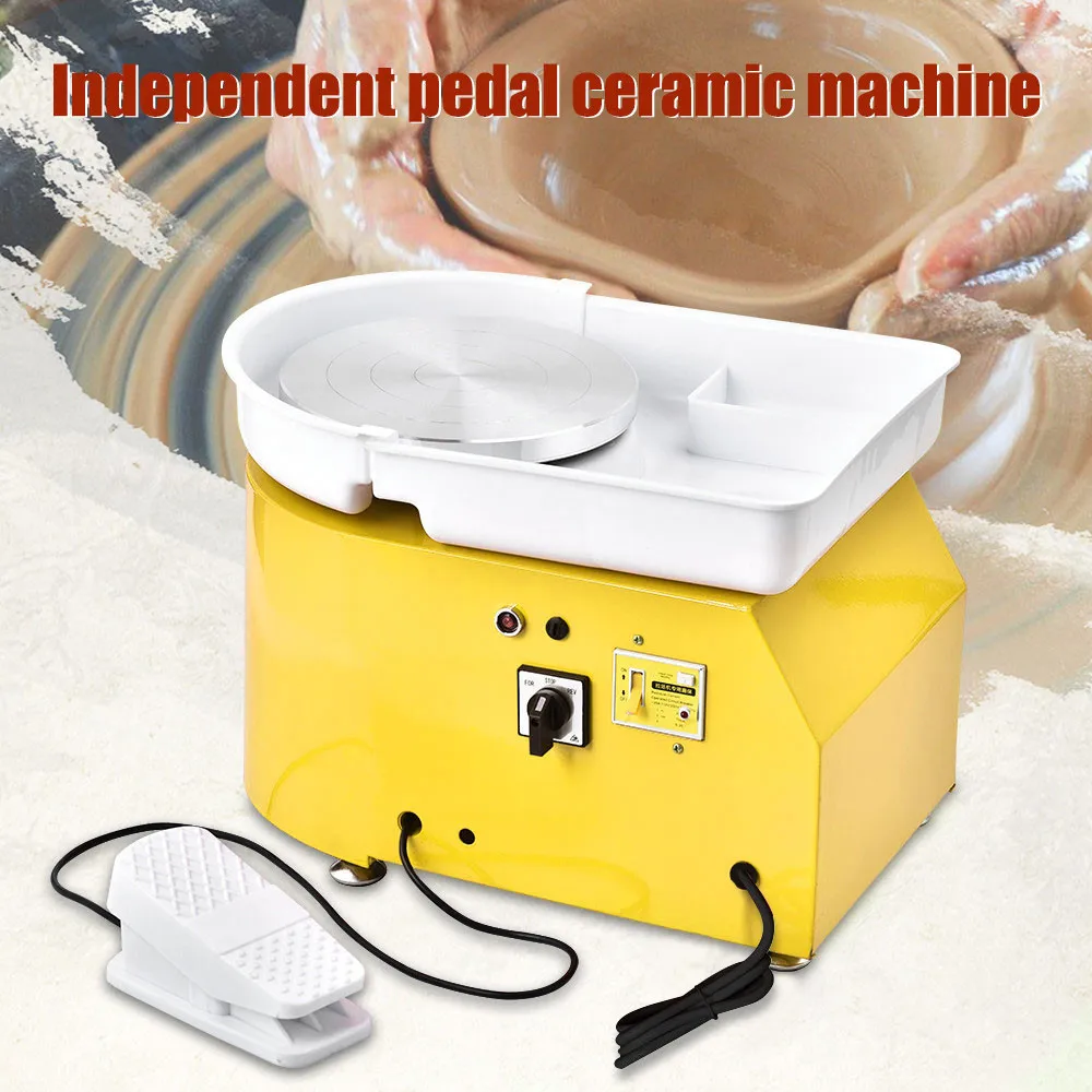 Electric Pottery Machine 25CM 350W Electric Pottery Wheel Turning