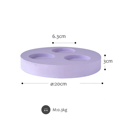 round Tobs деревянные подставки для пирога розовые и фиолетовые серии блюда для десертов украшения дома стеллажи для хранения столик для торта Детские вечерние поставщики - Цвет: round