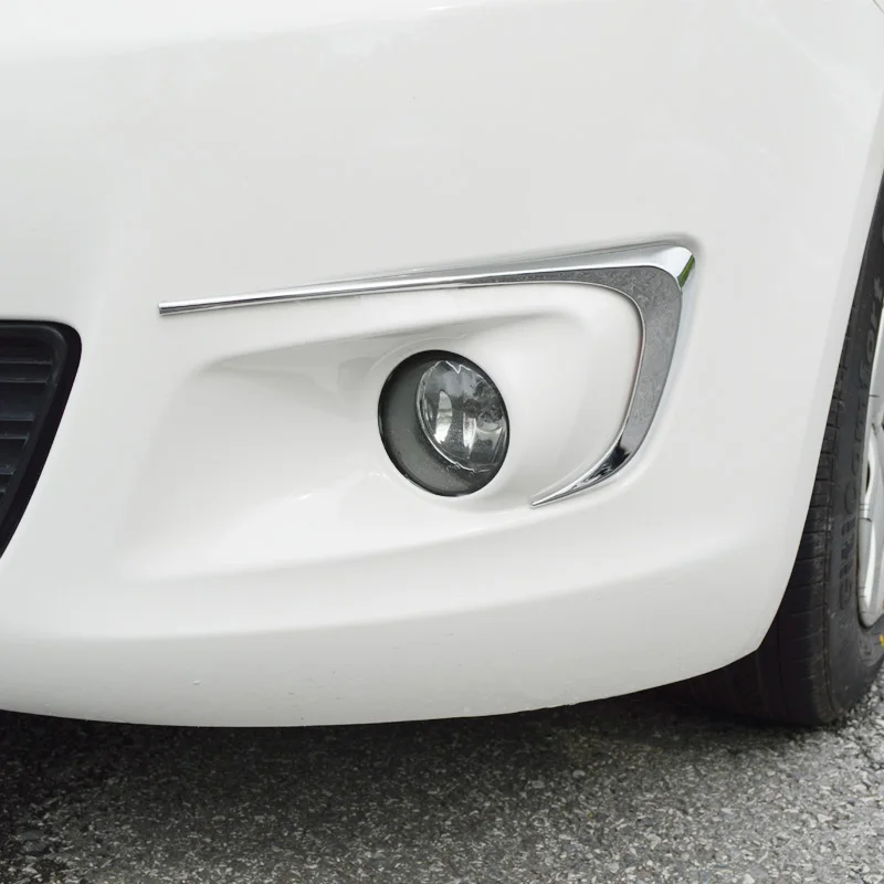 Для Citroen Elysee C-Elysee- автомобильный Стайлинг АБС Покрытие передняя противотуманная фара крышка из нержавеющей стали задние фары