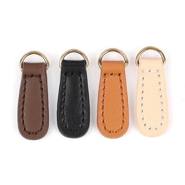 1 Pcs Artificial Leather Zipper Pull Head Backpack Apparel Accessories for  Pull Strap Pendant Cord Zipper