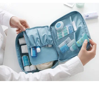 

Travel Bag Multifunctional Waterproof Oxford Cloth Travel Organizer Bag Handheld Ladies Makeup Bag Wash Bag
