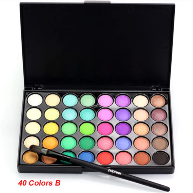 2020 модные популярные матовые тени для век 40 цветов Палитра блестящие