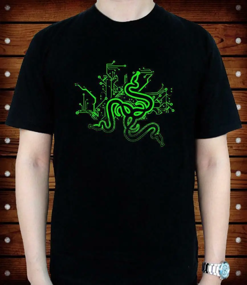 Новая футболка с логотипом razer S M L XL 2XL Xxxl Zm1 | Мужская одежда