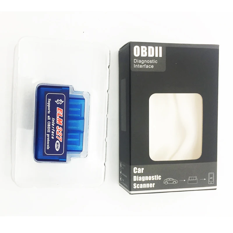Автомобильный диагностический сканер ELM327 Bluetooth V2.1 ELM 327 OBDII считыватель кодов OBD2