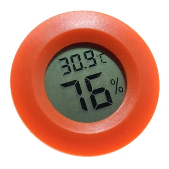 

Round Thermometer Humidity Hygrometer For Reptile Snakes Tank Terrariums