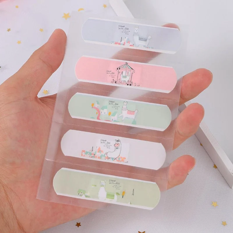 5/10/20/100 шт/партия, дышащий милый мультяшный ремешок, гомеостатический самоклеющийся бандаж, аптечка первой помощи, комплект для детей