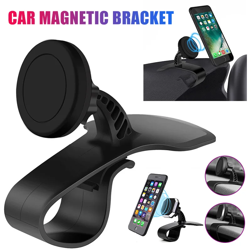 

Car Phone Holder Vehicle Bracket Magnetic Instrument Panel GPS Holder for Smartphone SP99