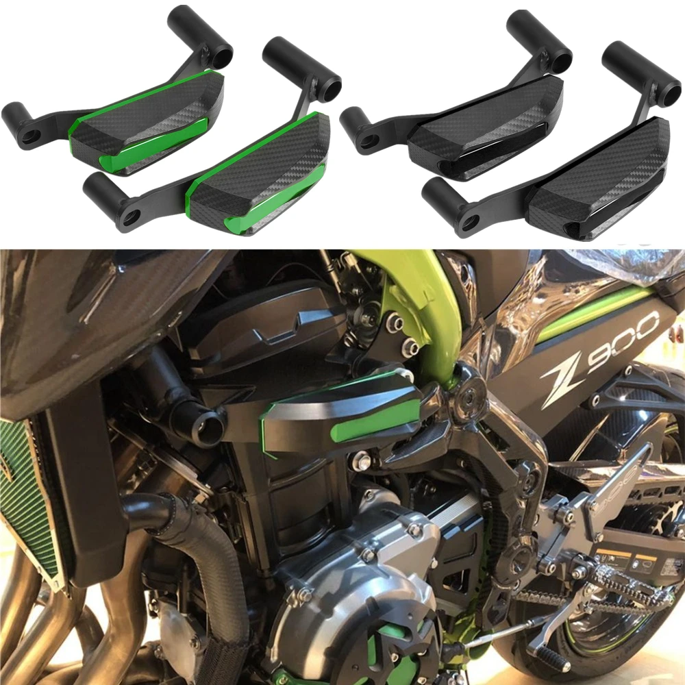 Алюминиевая крышка двигателя для Kawasaki Z900 2017 2018 2019 2020 аварийные колодки протектор