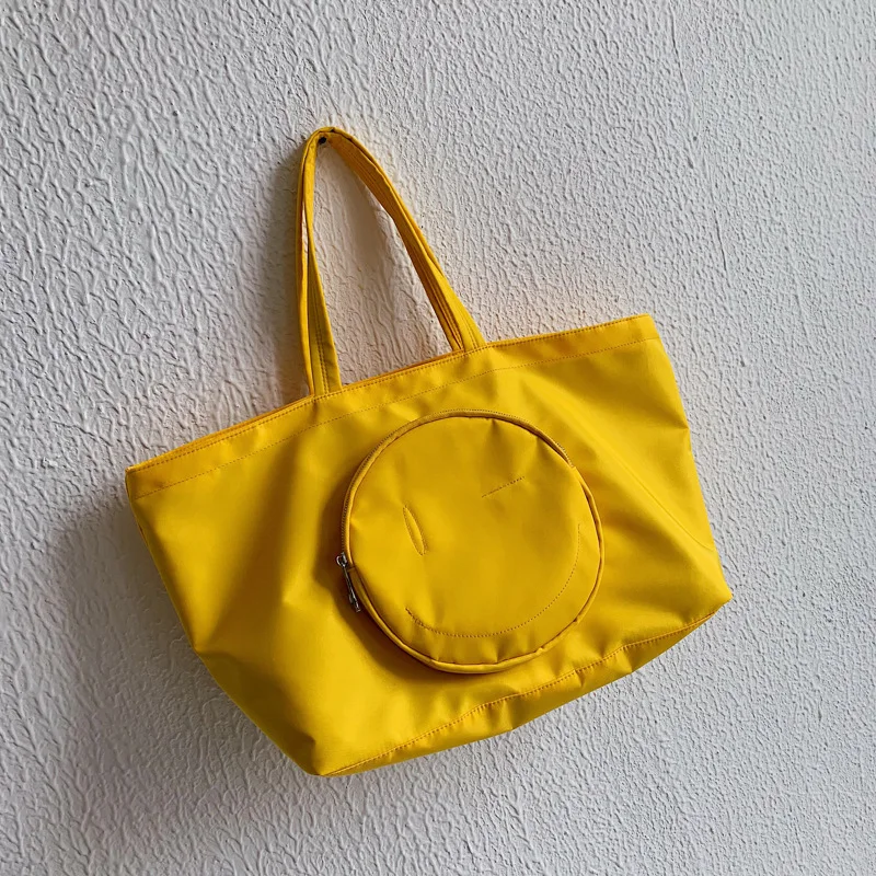 

Autumn New Style Bag WOMEN'S Single-shoulder Bag Street Fashion Handbag Waterproof Nylon Cloth Travel Luggage Bag Trendy Bag