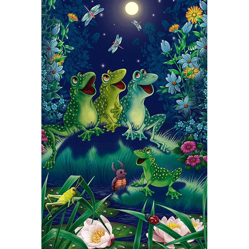 

DIY Diamond Painting New Style 5D Frog Resin Full of Crystals Manufacturers Direct Selling Recruitment Agent Support on Behalf