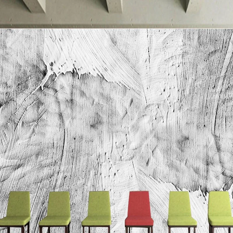 

Dropship Dropship Custom Wallpaper Gray Cement Wall Industrial Wind Retro Background Wall Nostalgic Wallpaper Bedrooms