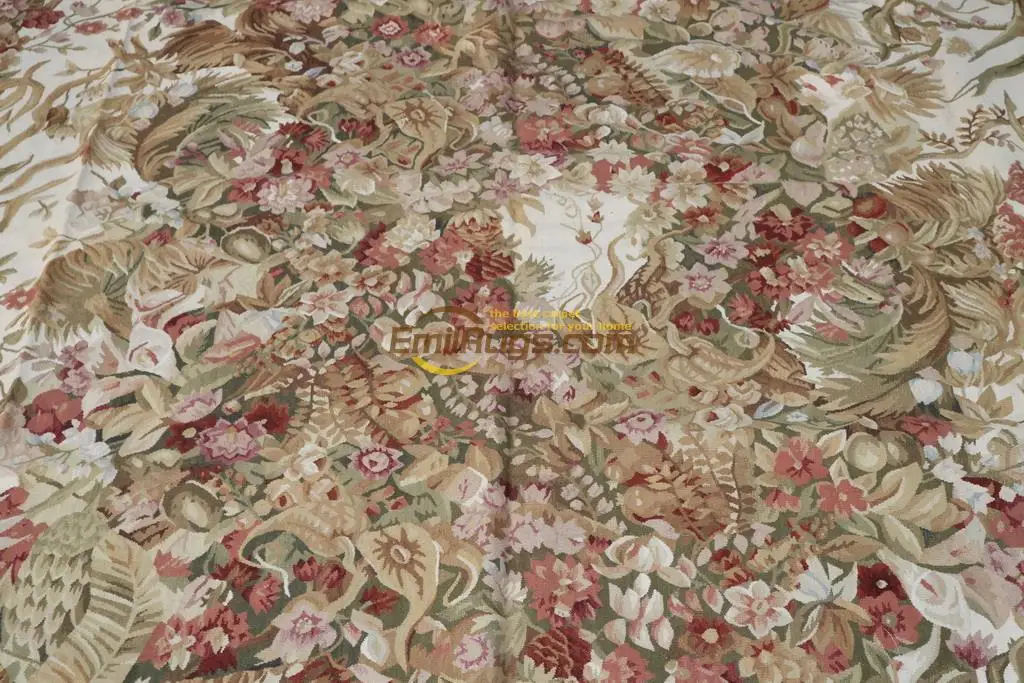 Французский aubusson ковры спальня en 305 см X 427 см(10 'X 14 ') YM21gc156aubyg6