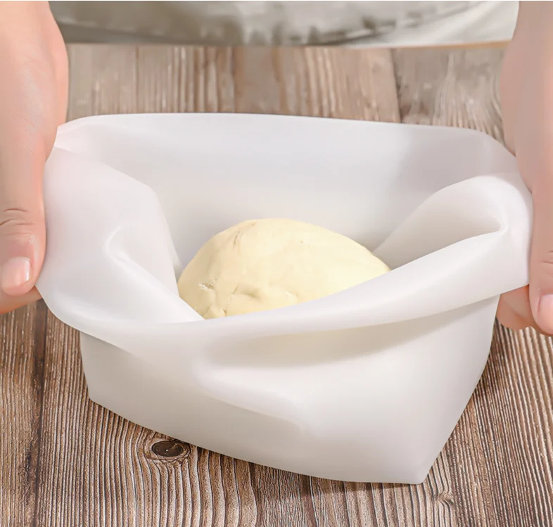 New Silicone Kneading Dough Bag Preservation Flour-mixing Bag Soft Silicone Knead Dough Blender Set Kitchen Gadget Accessories