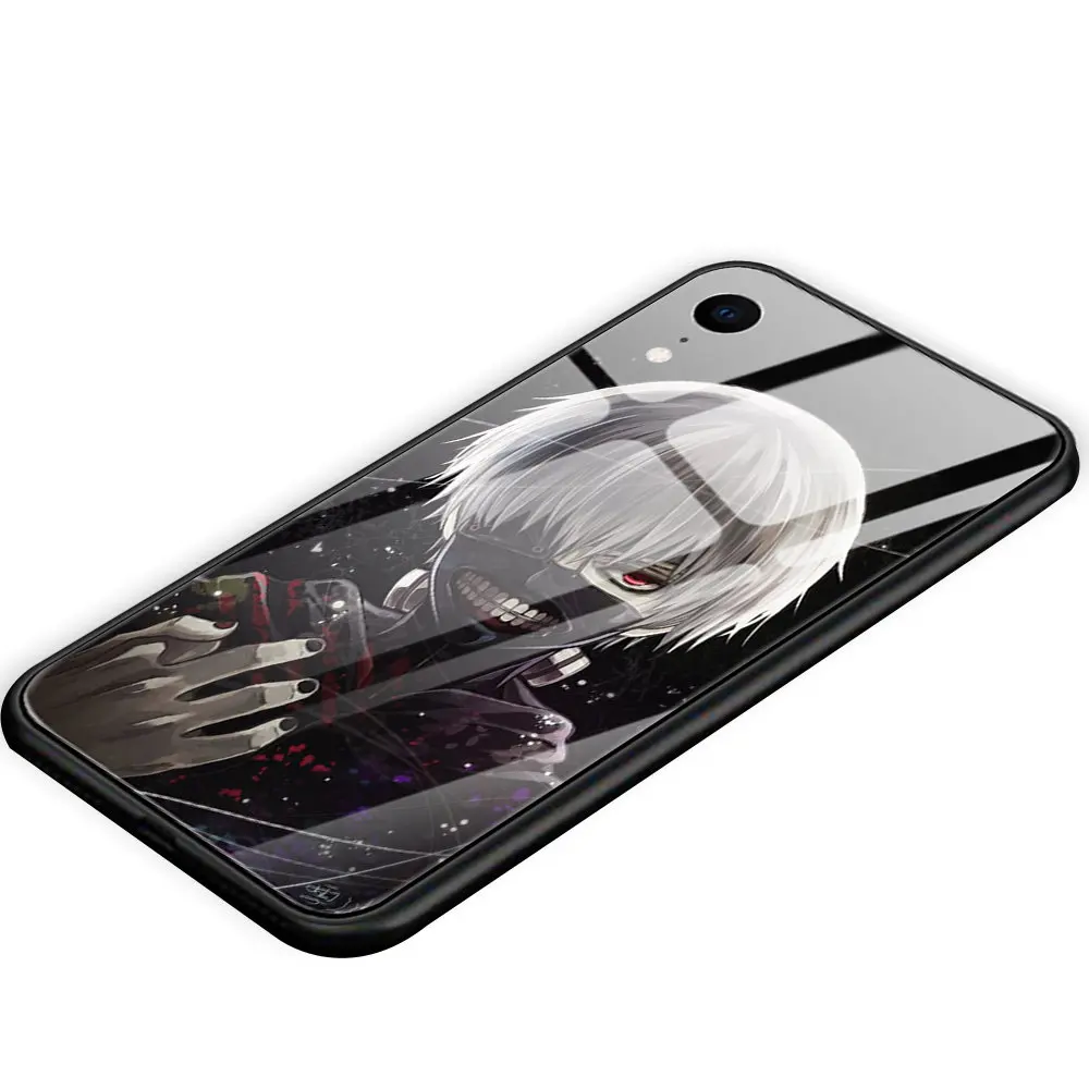Чехол из закаленного стекла для iphone XR X XS MAX 5 5S 6 6S 7 8 Plus 11 11ProMax Coque Funda